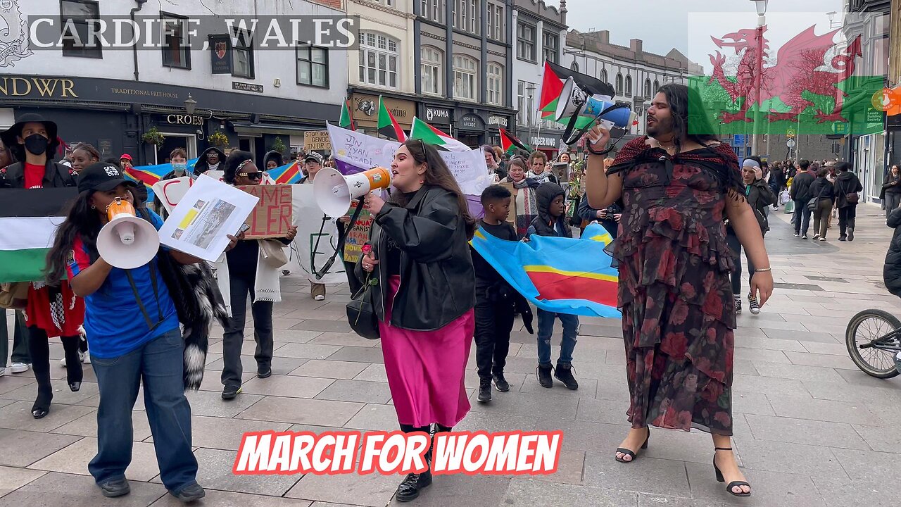 March For Women, Cardiff South Wales