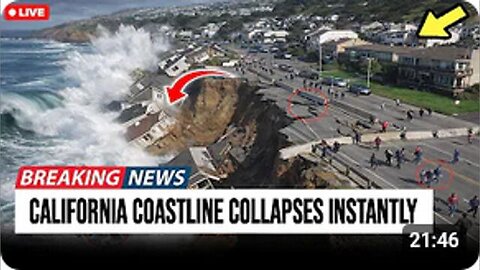 California Coastline Collapses Instantly - Experts Ask ''How Did This Happen?''