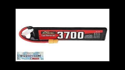 ZOP Power 2S 7.4V 3700mAh 100C 27.38Wh LiPo Battery XT60 Plug Review