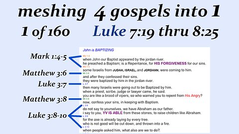 070f Luke 7:19 thru 8:25 p10 [Jesus] [Live]