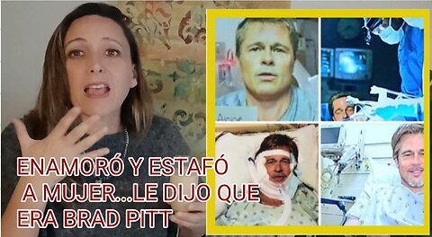 Le hizo creer que era Brad Pitt, la estafó y enamoró