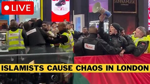 🚨 BREAKING: Islamists CLASH In London - Shopping Centre OCCUPIED