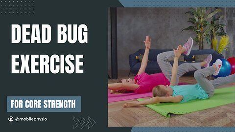Dead Bug Exercise Step-by-Step | Build Core Stability at Home!