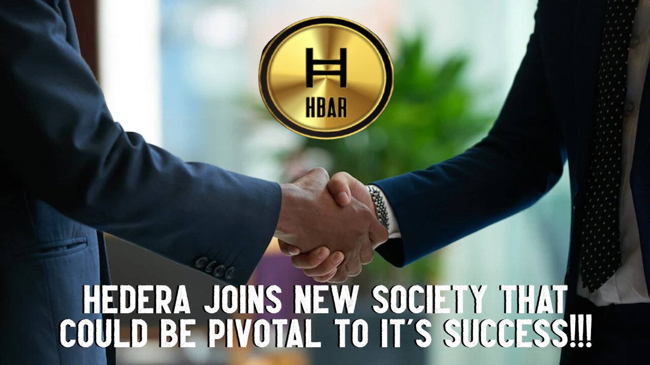 Hedera Joins Society That Could Be PIVOTAL To It's Success!!!