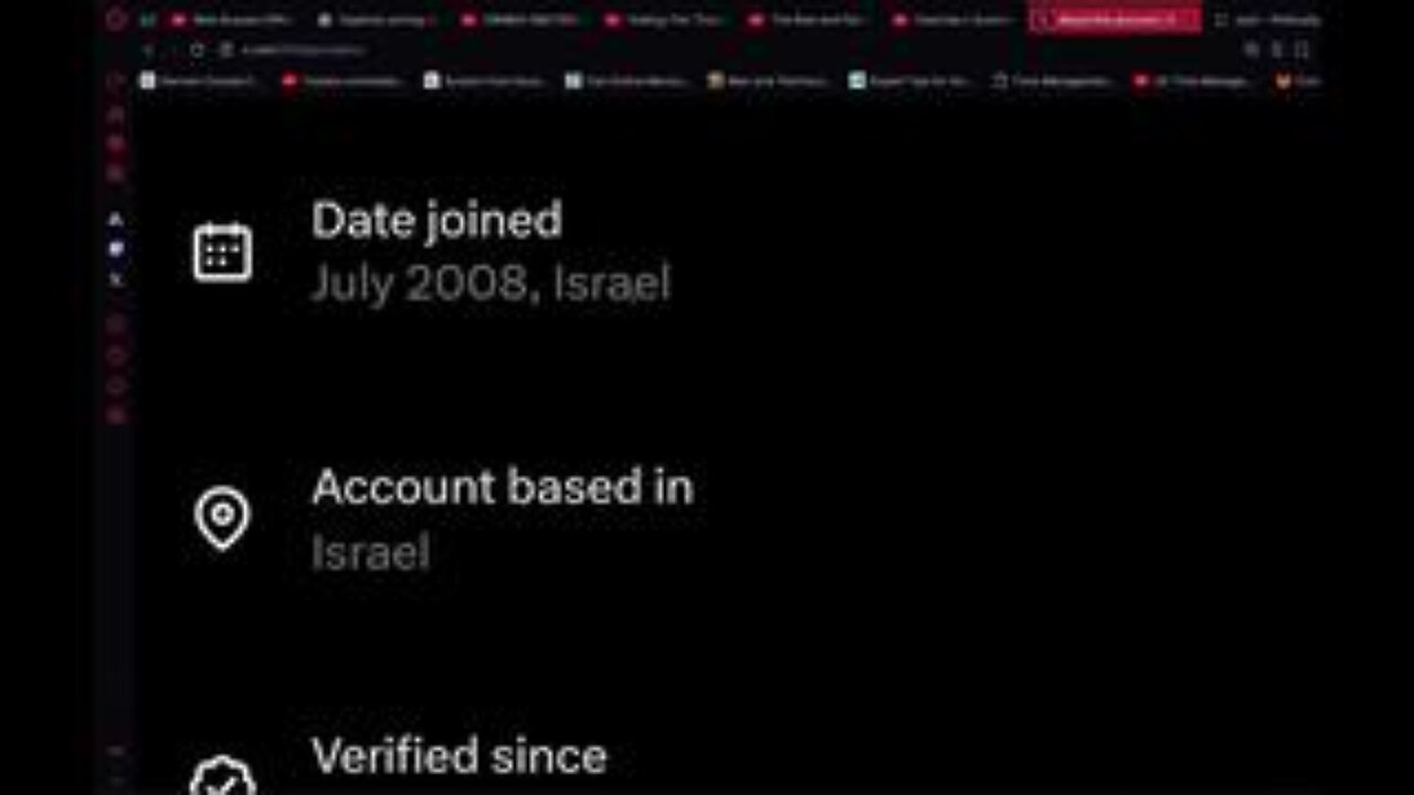 The official United States Department of Homeland Security (DHS) account was created in Israel.