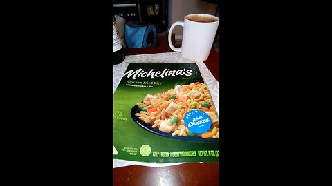 Eating Michelina's Chicken Fried Rice, With White Chicken & Rice, Dbn, MI, 12/2/25