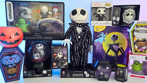 Halloween Toys UNBOXING and Review | Nightmare before Christmas | Jack Skellington mystery toys