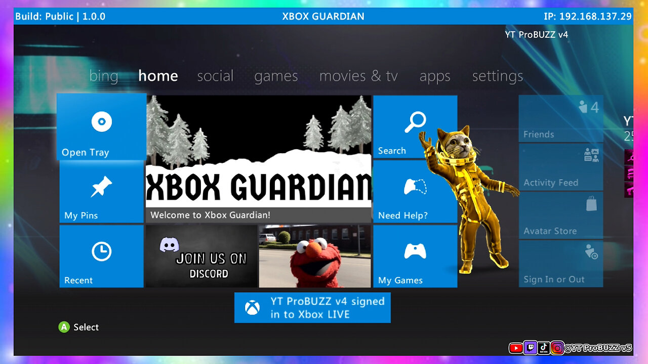 SHOWCASE XBOX GUARDIAN STEALTH SERVER PAID FOR RGH/JTAG XBOX 360