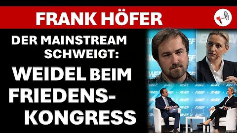 Der Mainstream schweigt laut: Alice Weidel beim Friedenstreffen in Prag und niemand berichtet