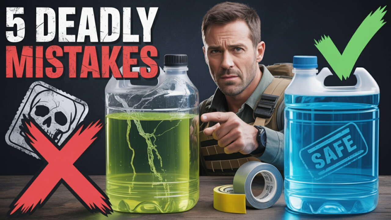 5 Deadly Water Storage Mistakes That Could Kill Your Family