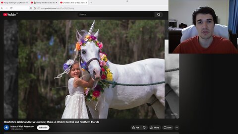 This Little Girl Rode A Unicorn