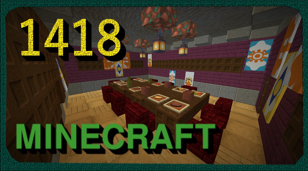 Lets Play Minecraft Episode – 1418 Relative Dimension House: Dining Hall