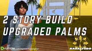 Back in Alife Virtual: Building a 2-Story House + Palm Tree Upgrades!
