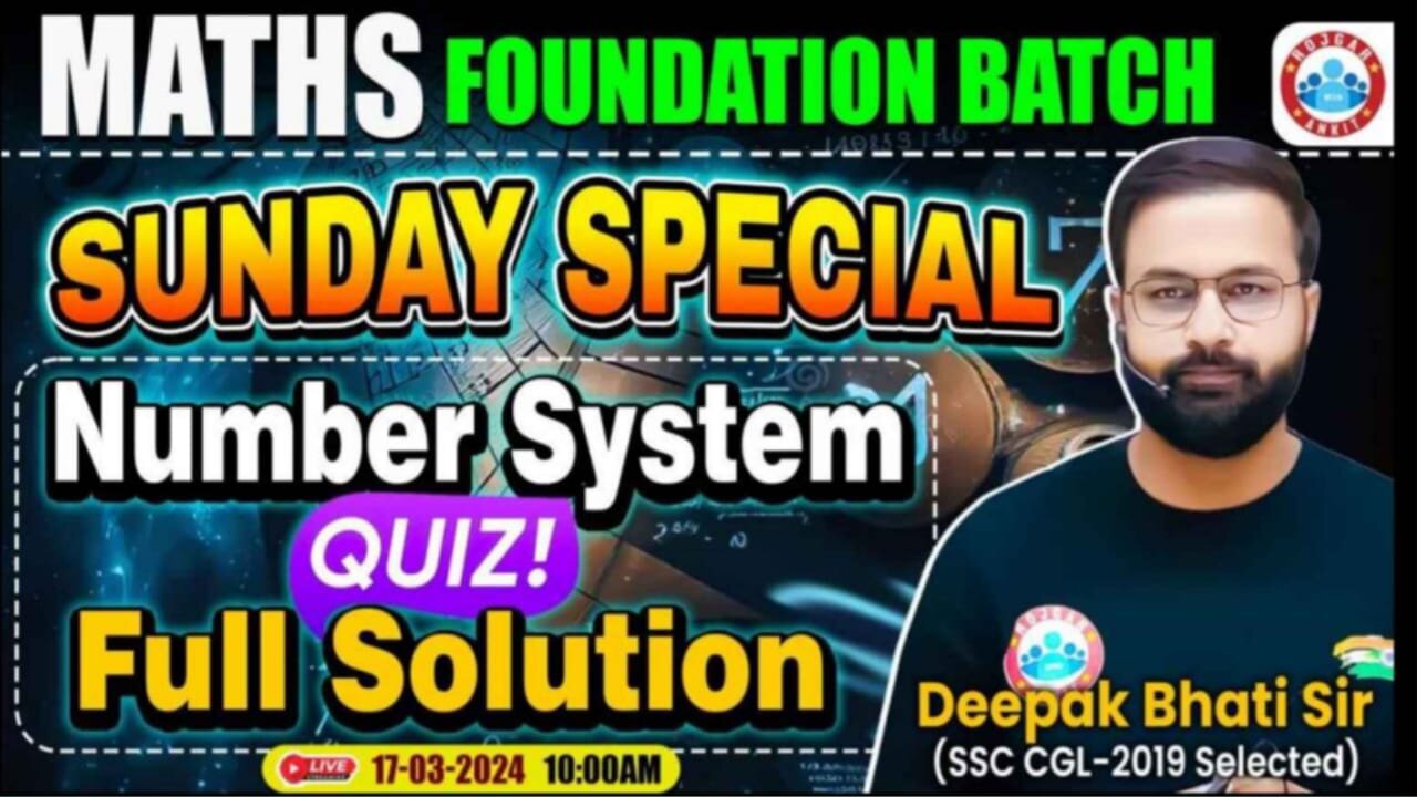 MATH CLASS, SUNDAY SPECIAL #4