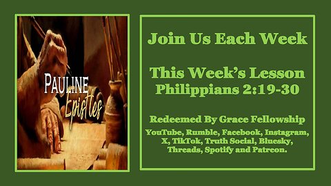 The Pauline Epistles - Philippians 2:19-30
