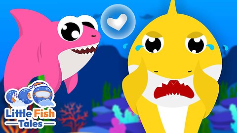 Baby Shark Teeth | Sing Along | Little Fish Tales | #nurseryrhymes