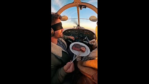 Joseph Martelli Flying a plane blindfolded while eating steak with a mummy as my co-pilot