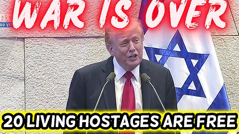 BREAKING: War Over? 20 Hostages Freed Amid Gaza Ceasefire — Trump Addresses Knesset LIVE