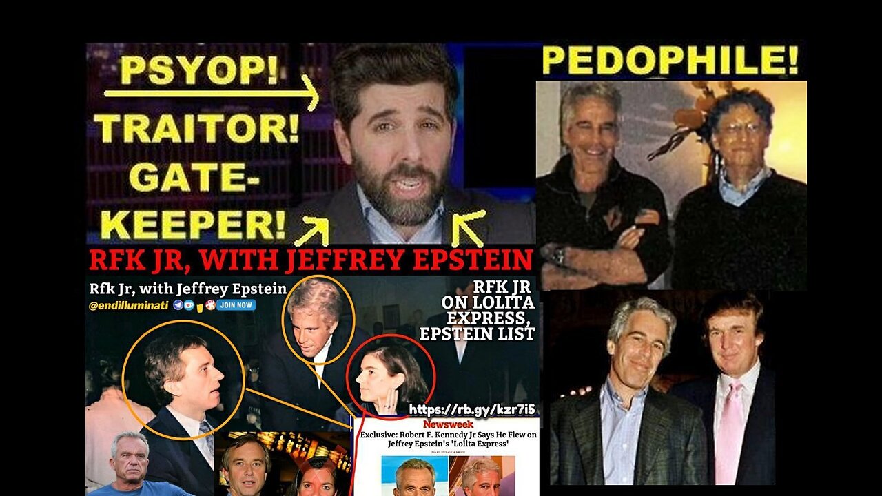Pedophile Satanist Trump and Pedophile Faggot RFK Warns Pedophile Faggot Bill Gates!