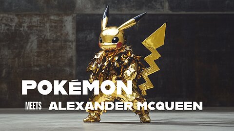 Pokémon x Alexander McQueen: A Haute Couture Adventure