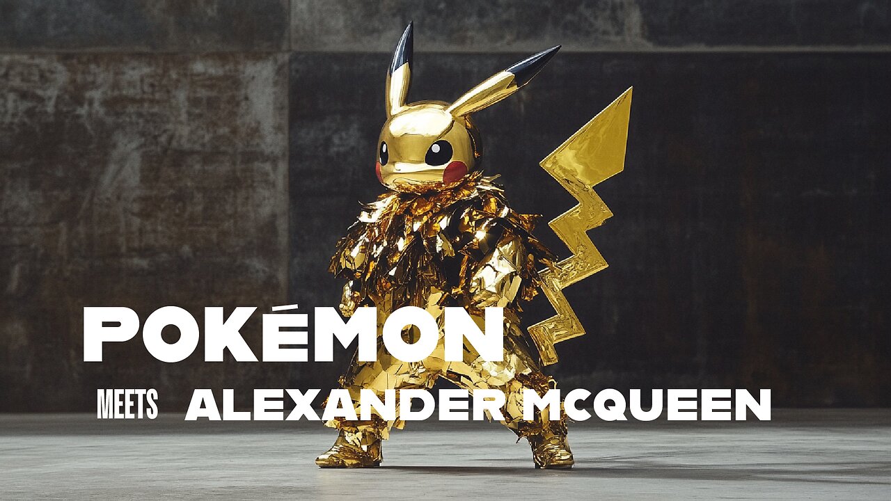 Pokémon x Alexander McQueen: A Haute Couture Adventure