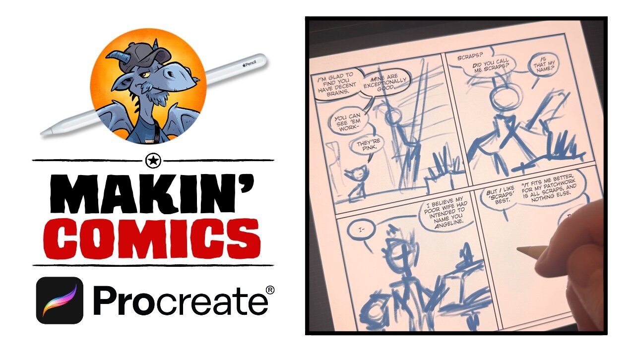 Makin’ Comics - HOW I LETTER & LAYOUT A PAGE!