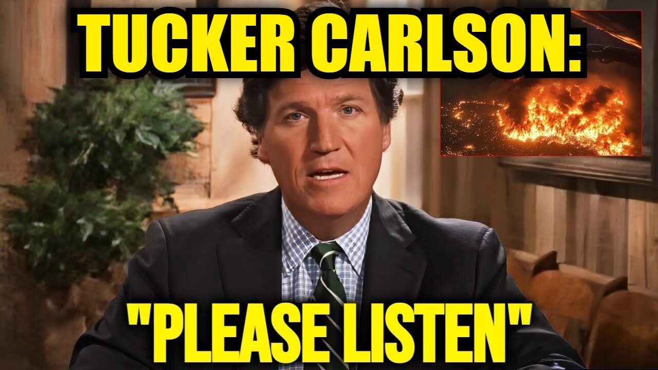 Tucker Carlson LEAKED The Whole Secret About The 'Fires' in Exclusive Broadcast!