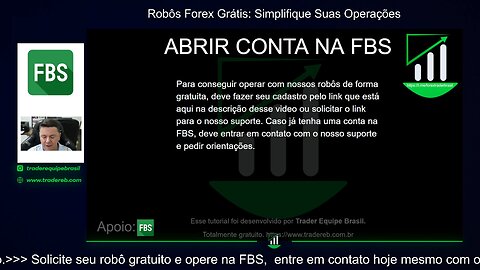 [Aula 2] Abra Sua Conta na FBS Agora e Tenha Acesso a Robôs Gratuitos! 🎯