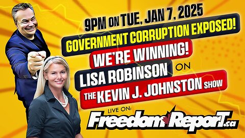 Lisa Robinson on The Kevin J Johnston Show - Crushing Government Corruption