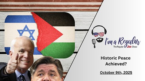 Peace Achieved! + Who Are Pritzker's People + Shutdown Facts vs. Fiction: The Regular Joe Show LIVE