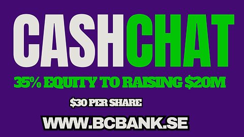 BREAKING: CASH CHAT ISSUES 35% EQUITY — YOUR CHANCE TO OWN AFRICA'S FUTURE!