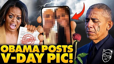 YIKES_ Obama Publishes Valentines Day _Hostage_ Photo of Michelle Amid DIVORCE Rumors_ It_s Bad