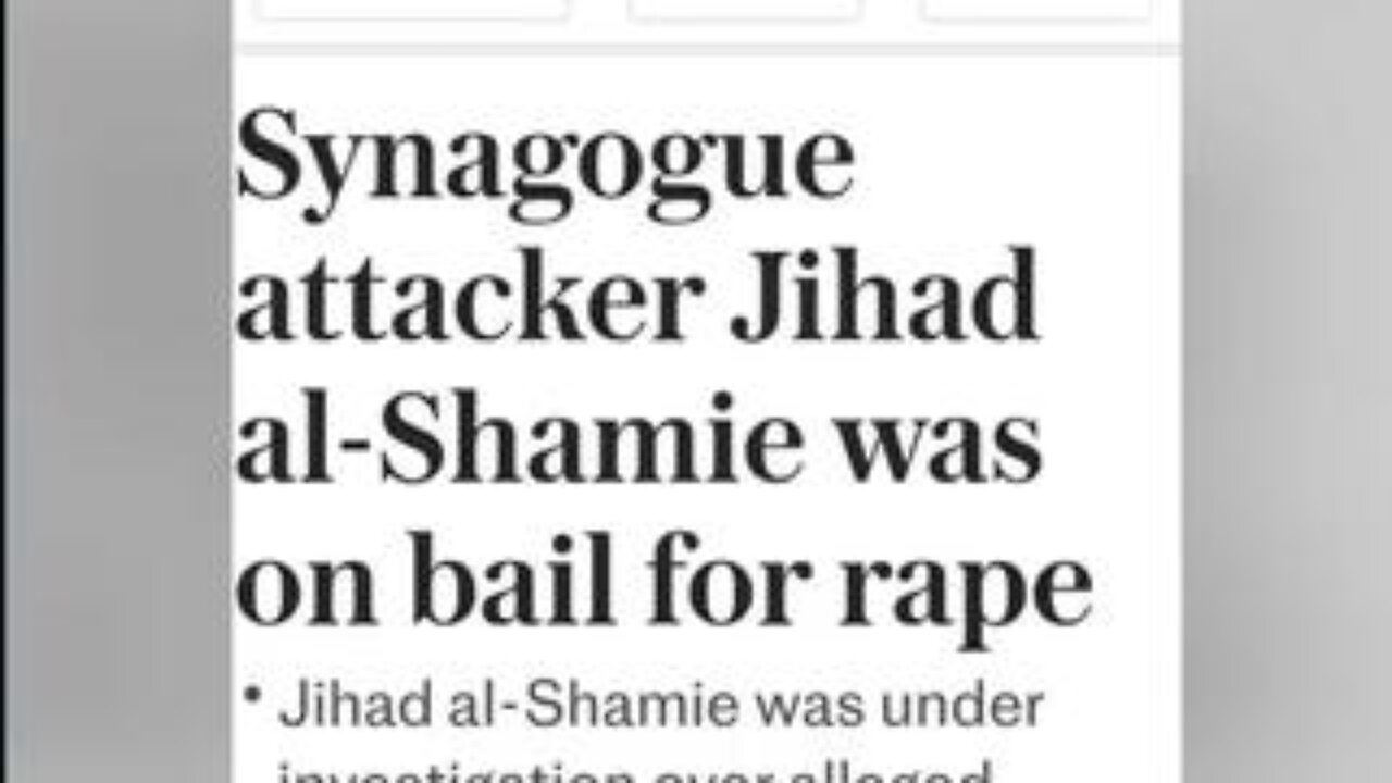 Manchester Jew Assassinator was on bail for rape