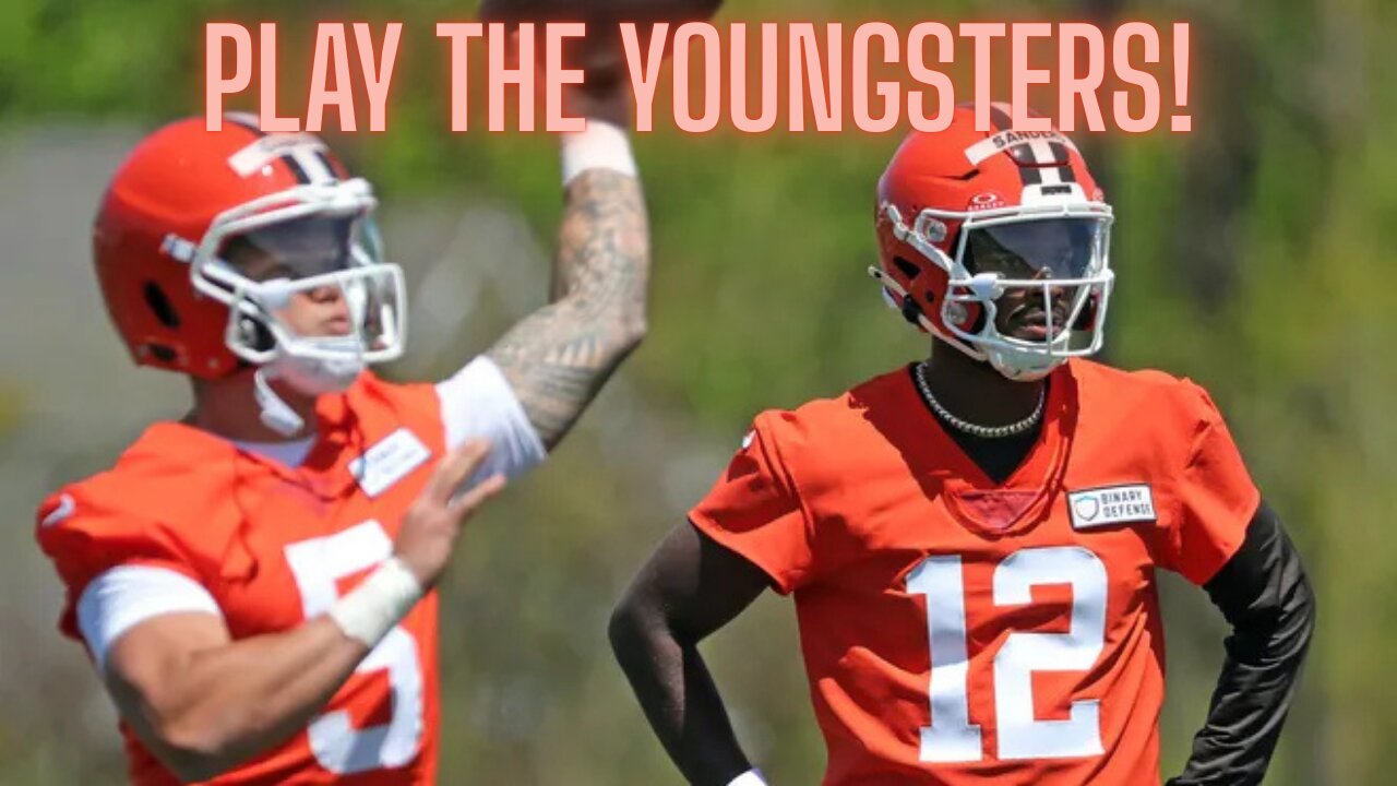 Please let the rookies play at QB Kevin Stefanski!