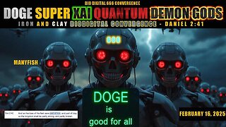 DOGE: Super XAI Quantum Demon Gods - Iron And Clay Biodigital Convergence - Daniel 2:41-2