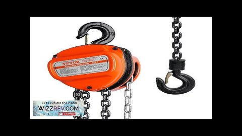 VEVOR Hand Chain Hoist 1 Ton 2200 lbs Capacity 10 FT Come Review