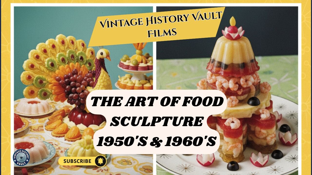 The Art of Food Sculpture 1950's & 1960's Vintage History Vault Films.