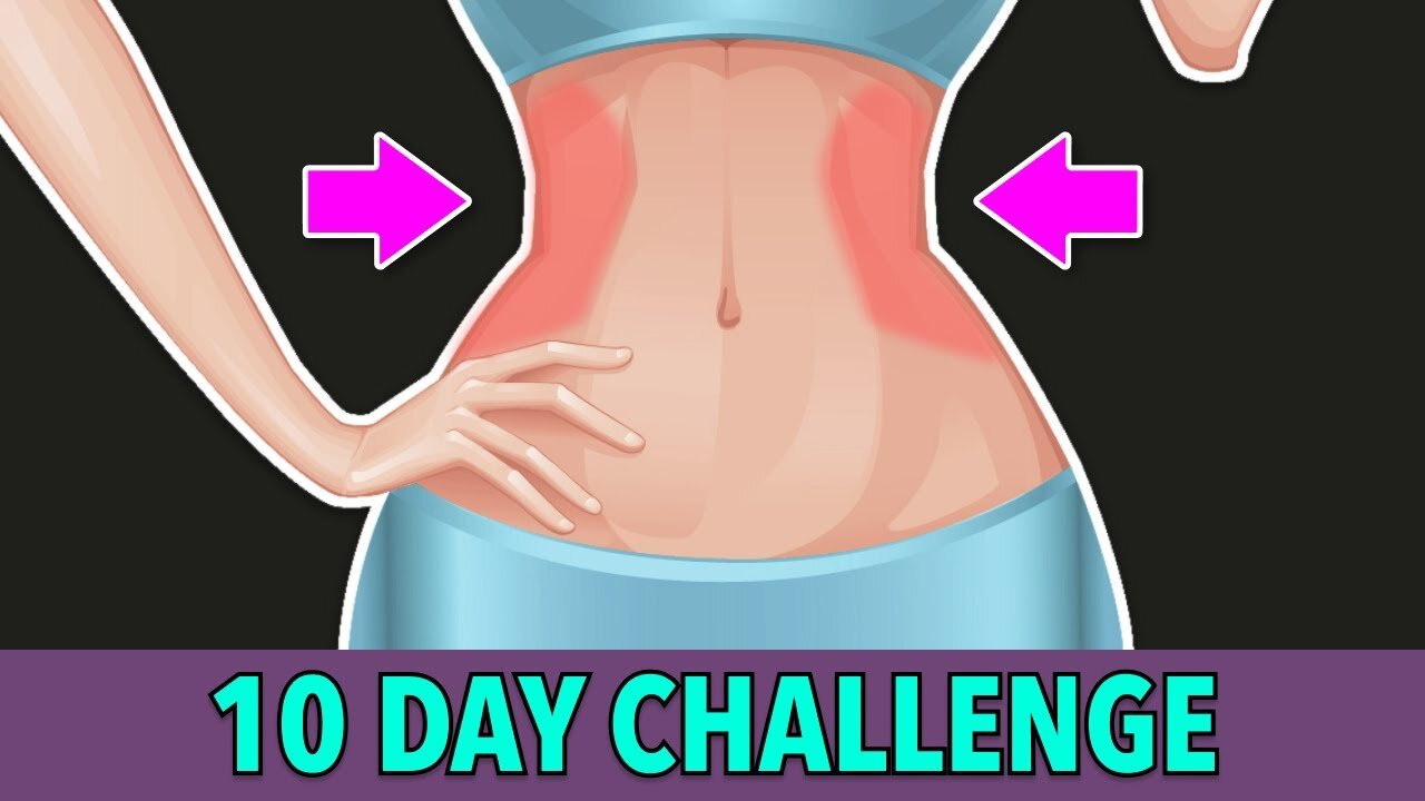 10-Day Flat Belly & Slim Waist Challenge 🔥 | Lose Belly Fat Fast at Home