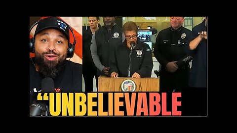 LA Mayor Karen Bass Makes BIDEN Like GAFFE During Press Conference!