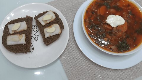 Odessa Borscht and Kitchen Anecdote Одесский Борщ и Анекдот на кухне