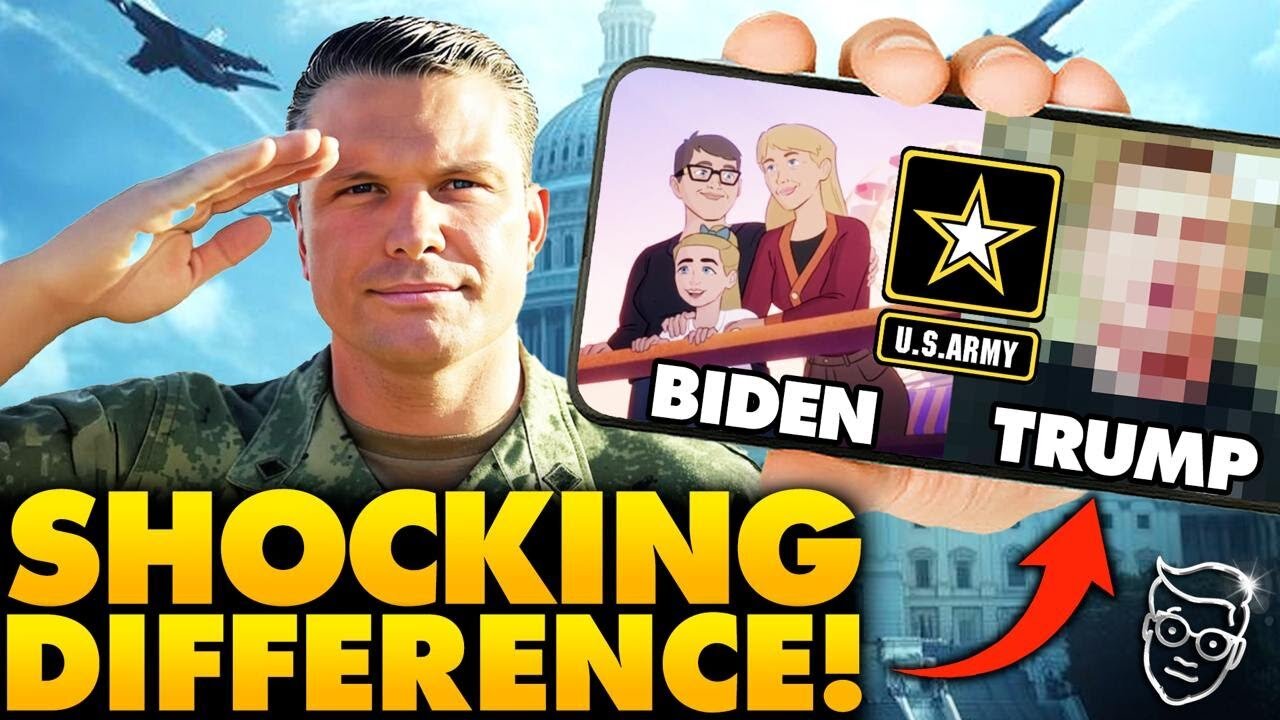 The Difference Between Trump and Biden Military Ads Will SHOCK You _ Army Recruitment UP 1000_(