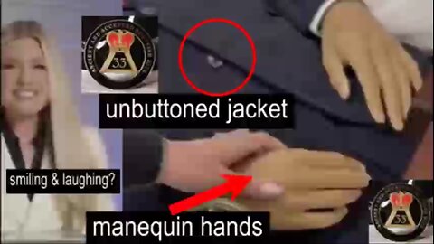 💣🇺🇸 KIRK ASSASSINATION HOAX ▪️ MANNEQUIN HANDS, UNBUTTONED JACKET, SMILING/POOR ACTING