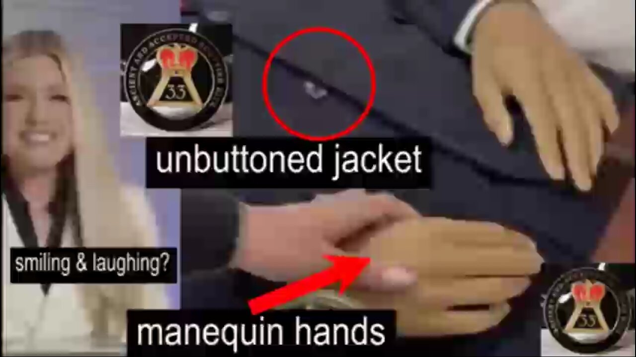💣🇺🇸 KIRK ASSASSINATION HOAX ▪️ MANNEQUIN HANDS, UNBUTTONED JACKET, SMILING/POOR ACTING