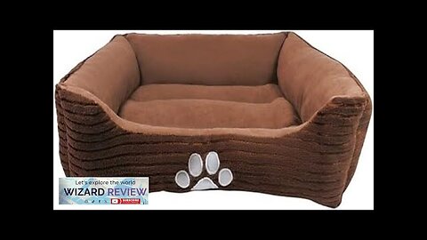 Long Rich HCT REC-005 Reversible Rectangle Pet Bed with Dog Paw Printing Review