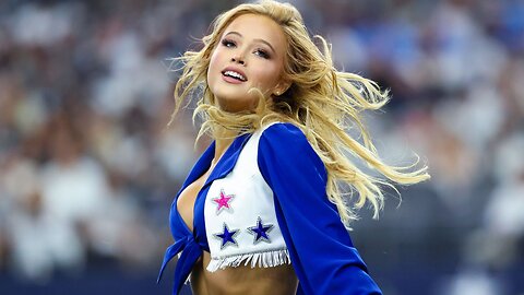 Dallas Cowboys Cheerleader Takes A Kick to the Head In End of Season Loss