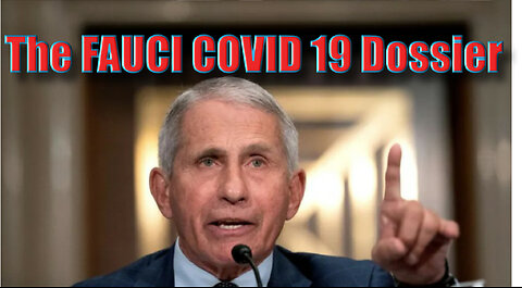 DR. DAVID MARTIN RELEASES - THE FAUCI-COVID-19 DOSSIER - 205 PAGES, 22 YEARS OF RESEARCH