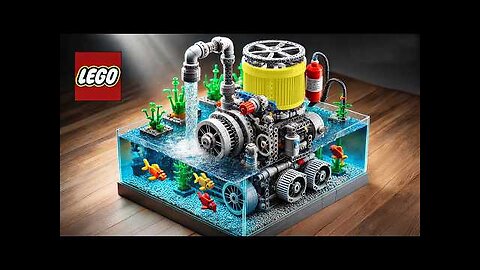 I Built A Giant Lego Water Pump For My Fish 🐠 Lego Auto Tech