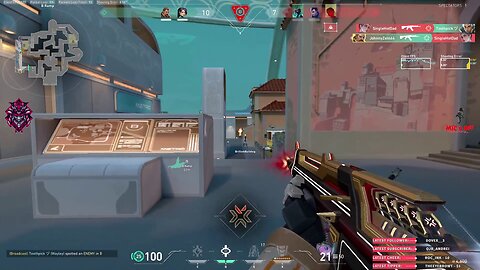 When you're super lucky ... one shot, 2 kills in Valorant
