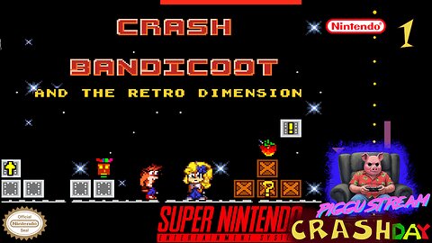 Crash Bandicoot And The Retro Dimension (PART 1) | Piggu Streams