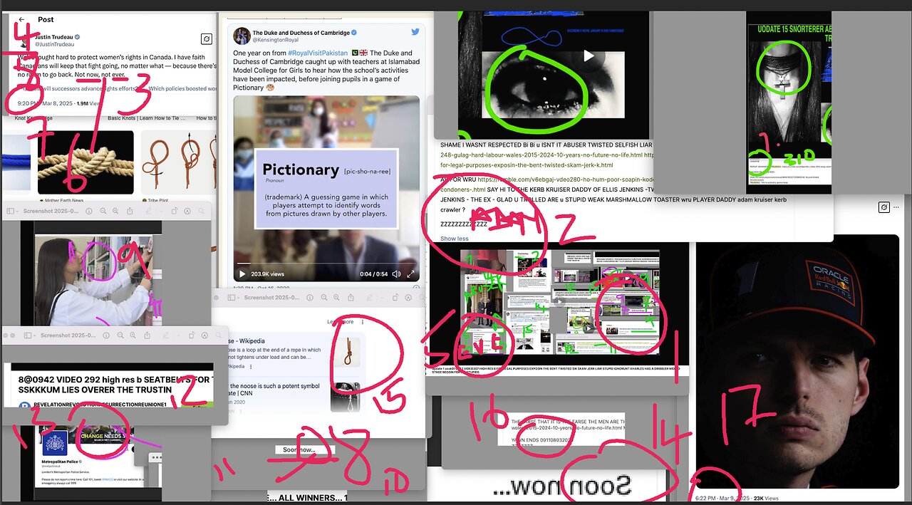 UPDATE 1/2 @1222/124210032025 VIDEO 311- HIGH RES B LEGAL PURPOSES TRUDEAU VERSTAPPEN MUSK CHARLES MET POLISSE LIARS ABUSERS COLUDERS CONSPIRATERERSS FAKESS IWD FOAM PARTY 114810032024